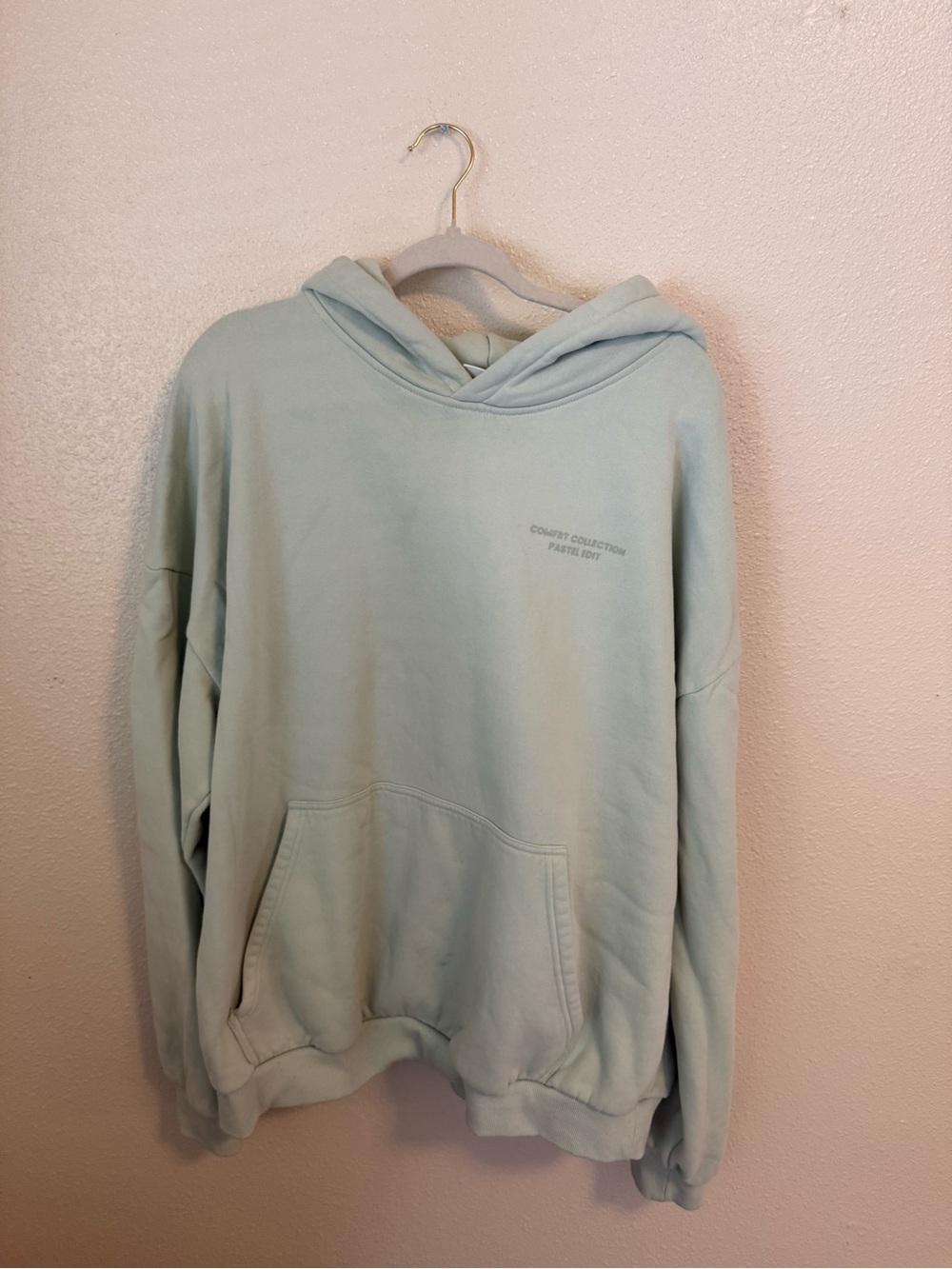 Pale Mint Hoodie -Comfrt Pullover Sweatshirt